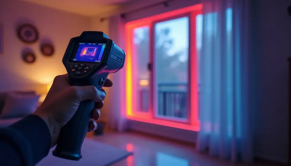 Wie Wärmebildkameras bei der Identifikation undichter Fenster helfen